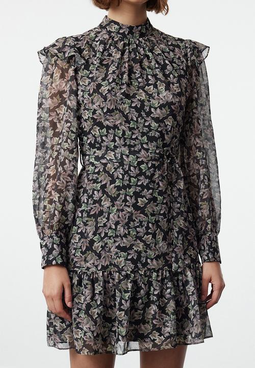 Trendyol - Geometric woven winter dress - multi