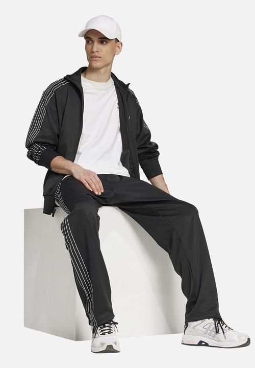 adidas Originals - Outlined Trefoil Firebird Track Pants  - Black