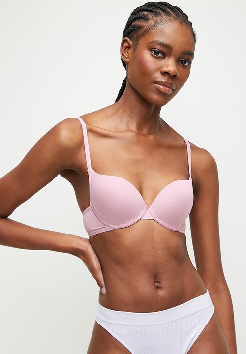 KANGOL - 3 Pack T-shirt bra - mocca/off white/pink