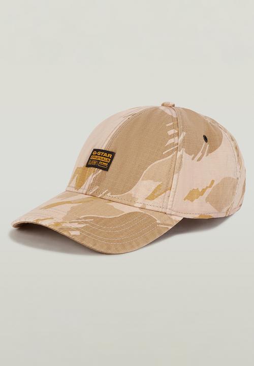 G-STAR - Originals Baseball Cap - Dk Brick Gd Glitch Beach Camo