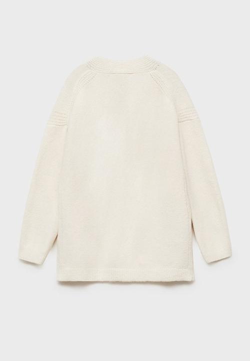 MANGO - Cardigan tique - light beige