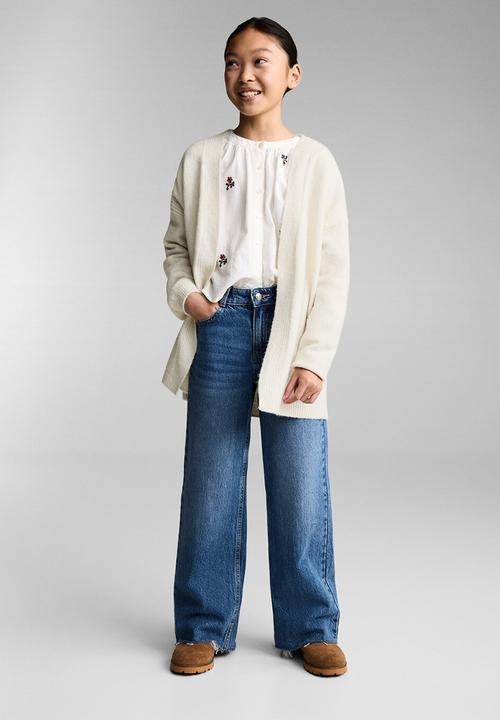 MANGO - Cardigan tique - light beige