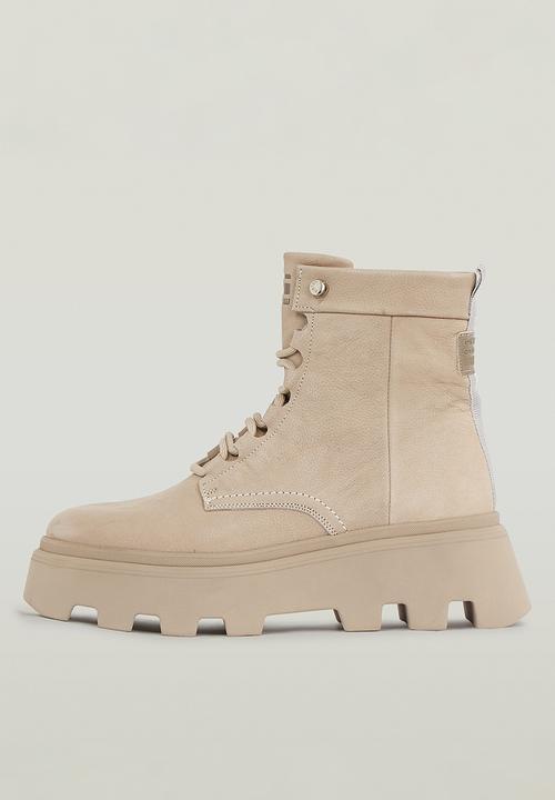 G-STAR - Kate ll lace-up mid w boot - sand leather