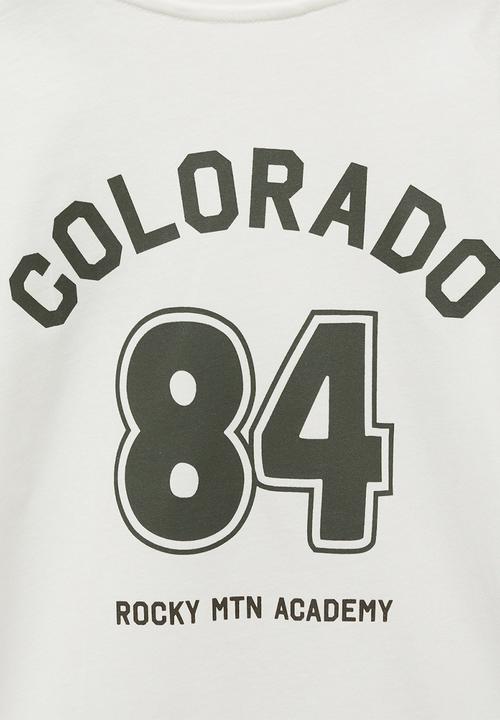 MANGO - T-shirt colorado - natural