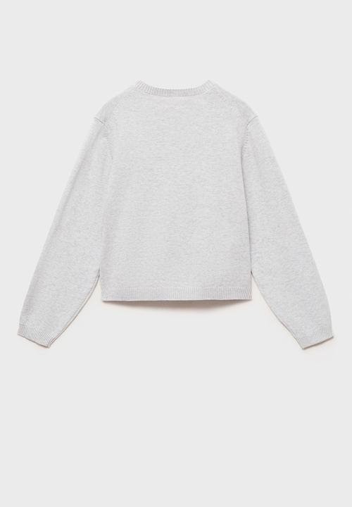 MANGO - Cardigan emma7 - light pastel grey