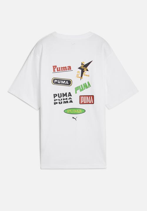 PUMA - Plus Road To Unity Relaxed Graphic Tee - Puma White