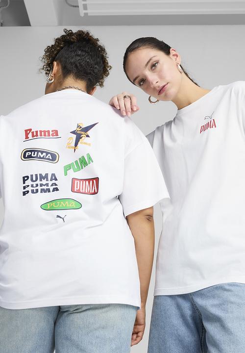 PUMA - Plus Road To Unity Relaxed Graphic Tee - Puma White
