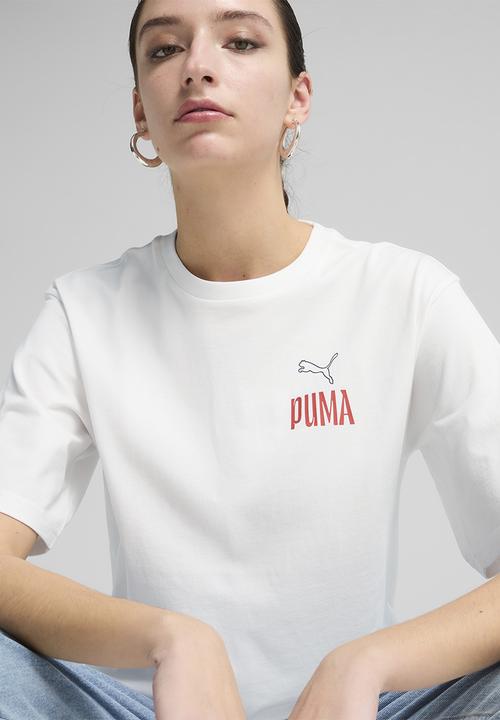 PUMA - Plus Road To Unity Relaxed Graphic Tee - Puma White