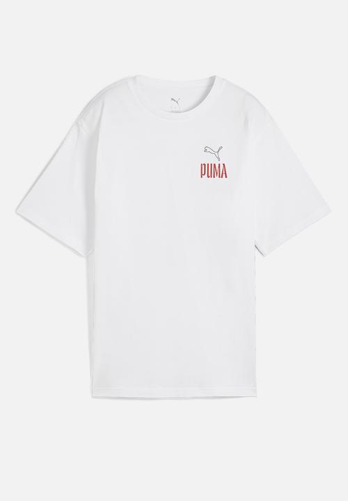 PUMA - Plus Road To Unity Relaxed Graphic Tee - Puma White