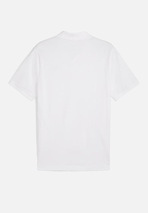 PUMA - ESS Small Puma Logo Pique Polo M - PUMA White
