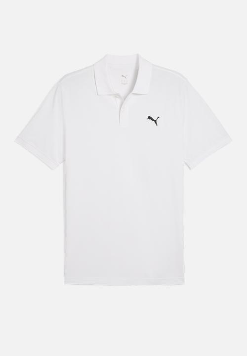 PUMA - ESS Small Puma Logo Pique Polo M - PUMA White