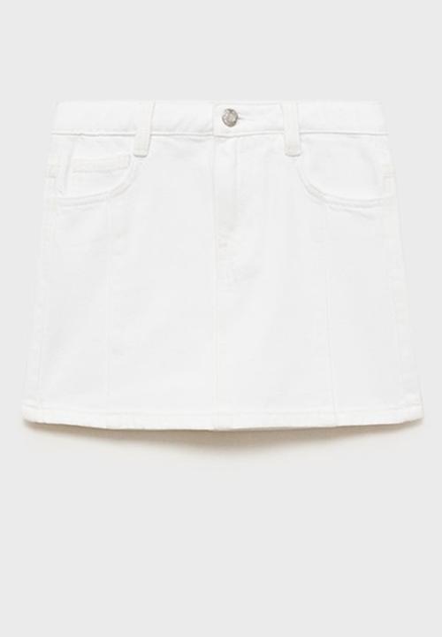 MANGO - Skirt bella - white