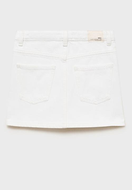MANGO - Skirt bella - white