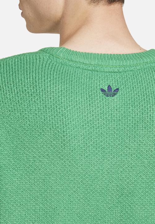 adidas Originals - 70s Crewneck Sweater- Green/Nindig