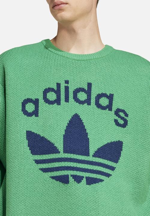 adidas Originals - 70s Crewneck Sweater- Green/Nindig