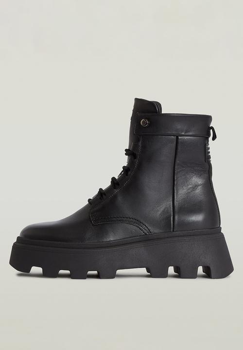 G-STAR - Kate ll lace-up mid w boot - black