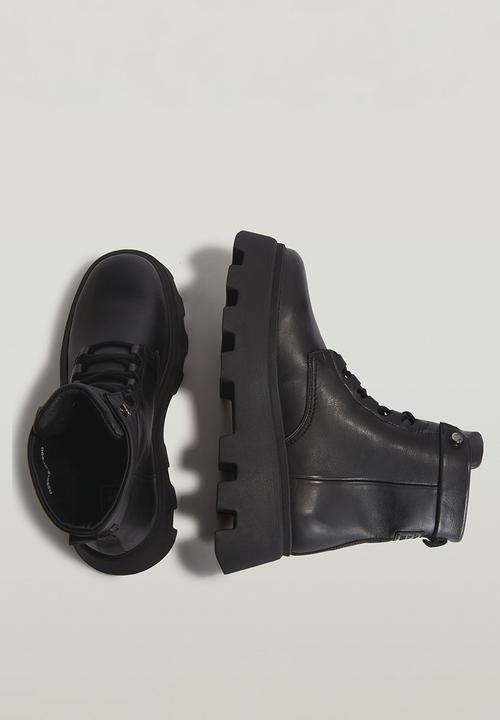 G-STAR - Kate ll lace-up mid w boot - black