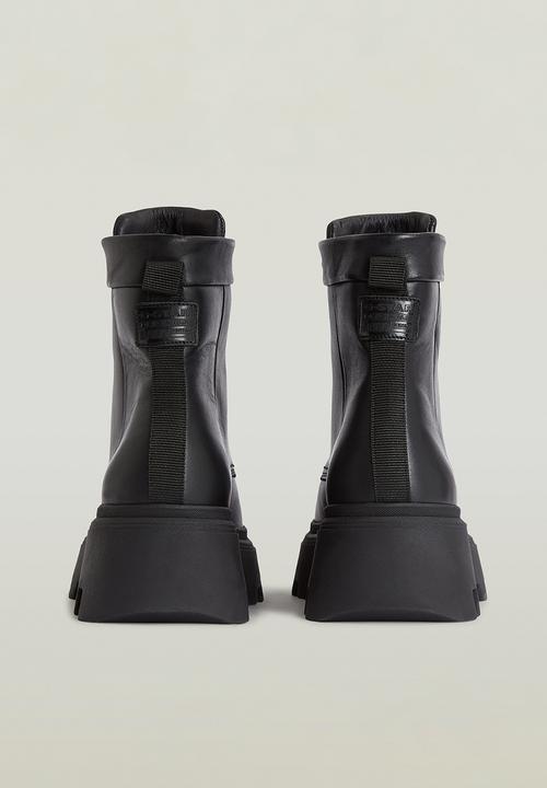 G-STAR - Kate ll lace-up mid w boot - black