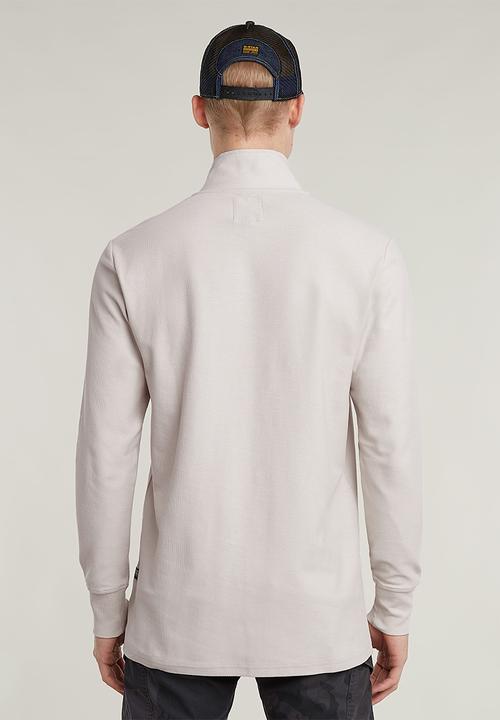 G-STAR - Half zip tweeter r t l\s - whitebait