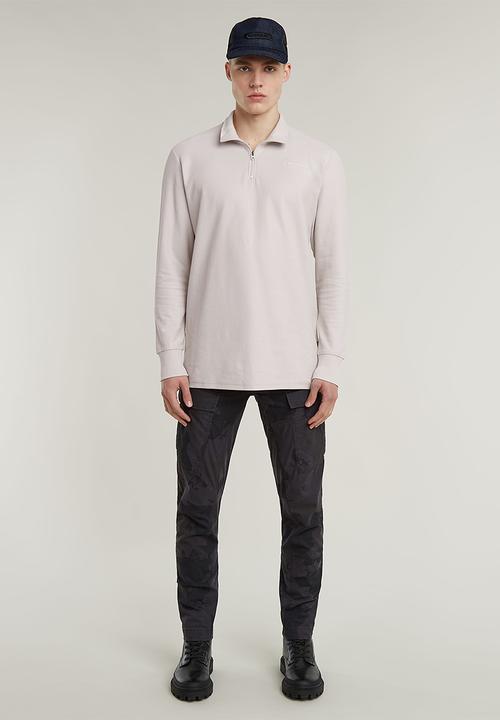 G-STAR - Half zip tweeter r t l\s - whitebait