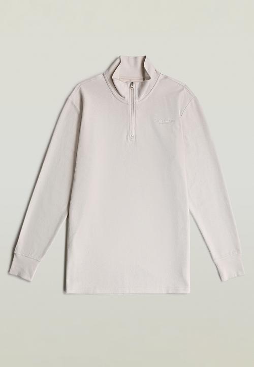 G-STAR - Half zip tweeter r t l\s - whitebait