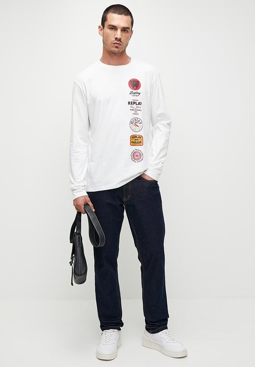 Replay - T-shirt - Natural White