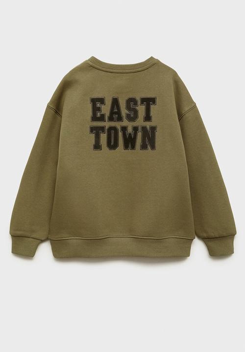 MANGO - Sweatshirt patch - beige/khaki