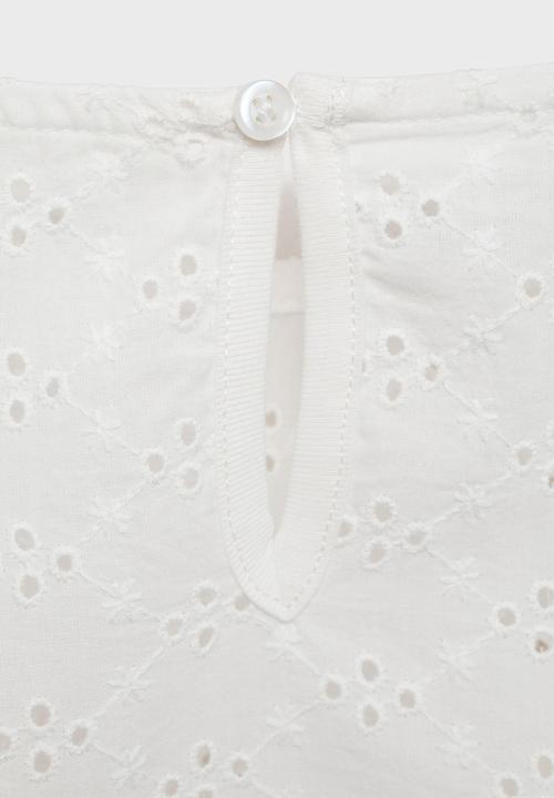 MANGO - T-shirt puri - natural
