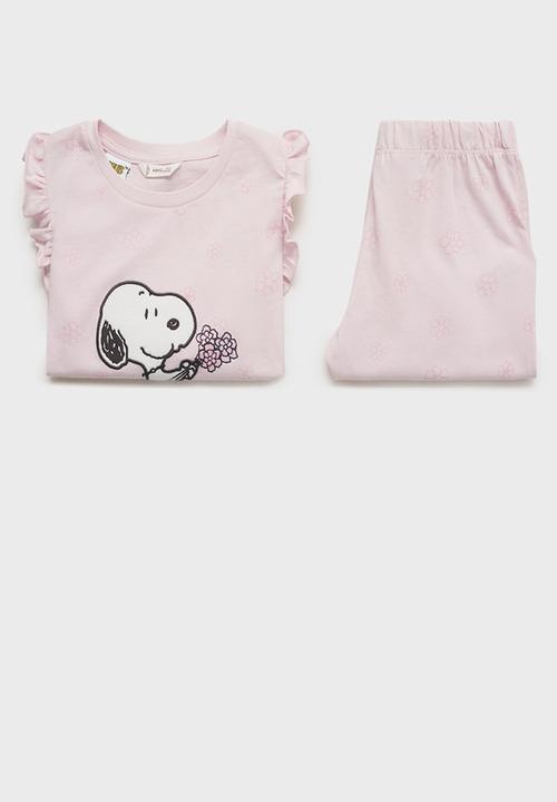 MANGO - Pyjama snoopyb - pink
