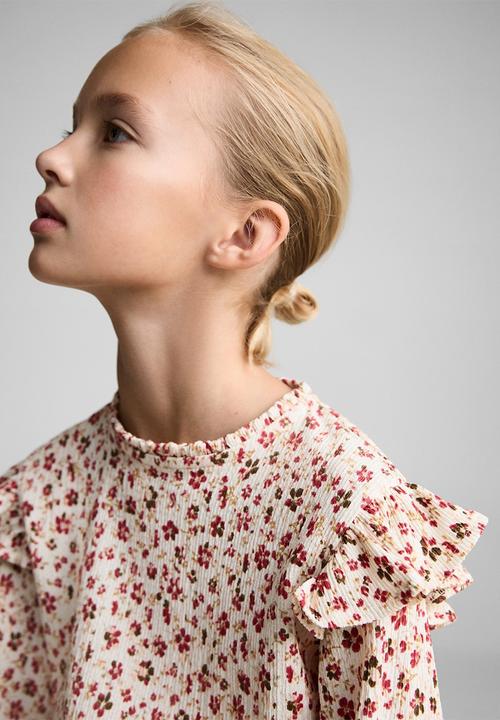 MANGO - T-shirt espe - natural