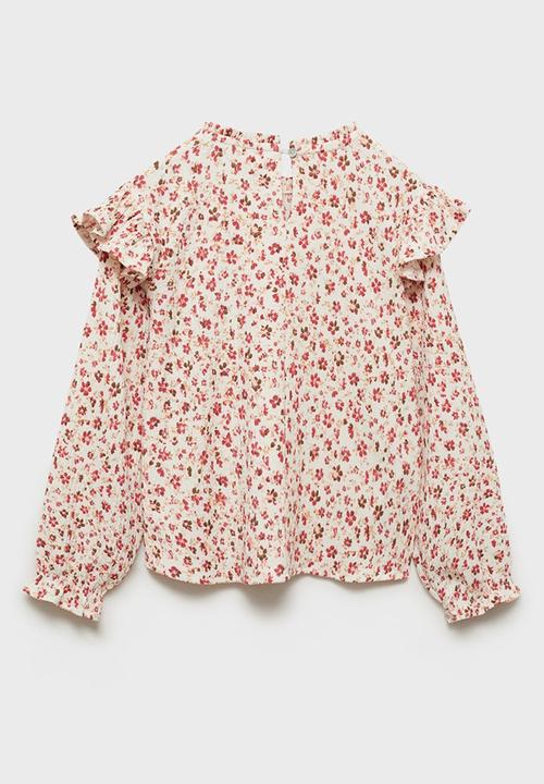 MANGO - T-shirt espe - natural