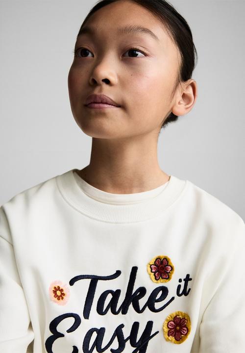 MANGO - Sweatshirt easy - natural