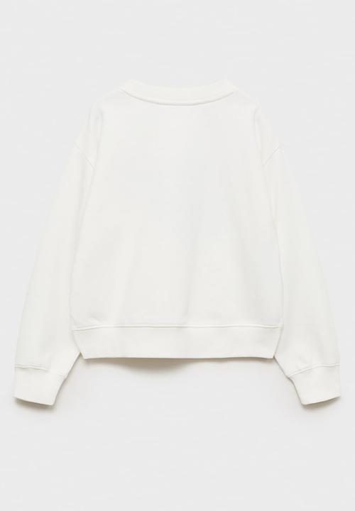 MANGO - Sweatshirt easy - natural
