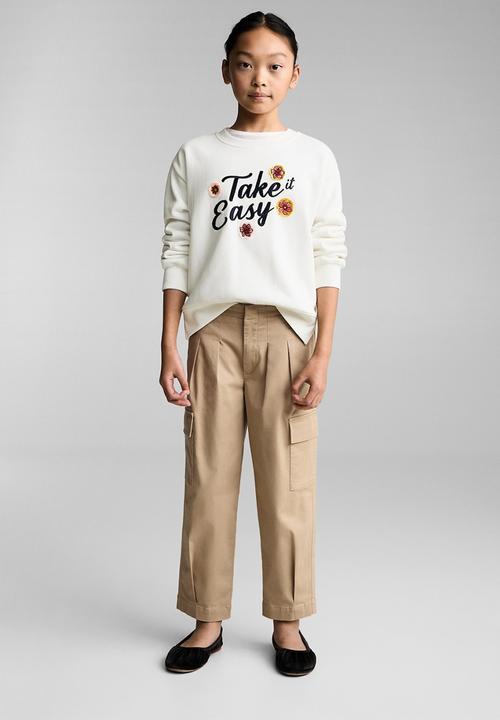 MANGO - Sweatshirt easy - natural