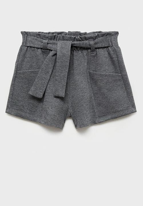 MANGO - Shorts diplo - charcoal