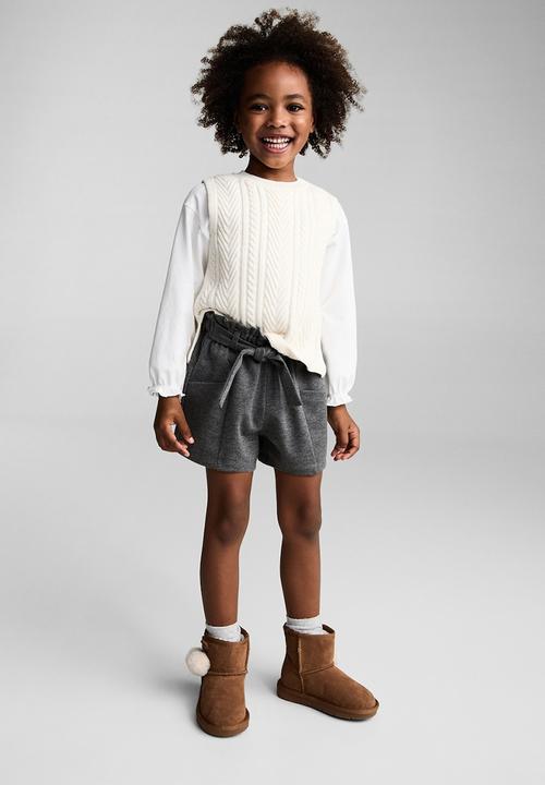 MANGO - Shorts diplo - charcoal