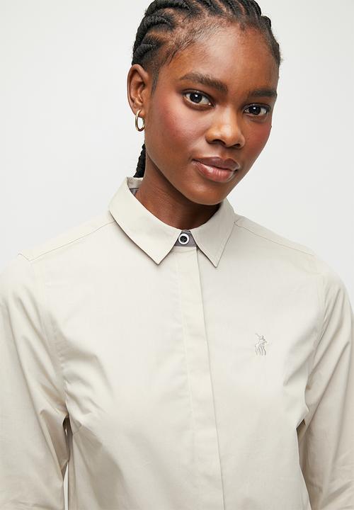 POLO - Wmn jamie long sleeve shirt - birch