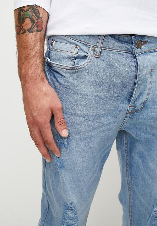 Brave Soul - Denim Jeans - Blue Wash