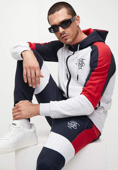 Brave Soul - Prime Jogger Sets - Ecru Marl & Navy