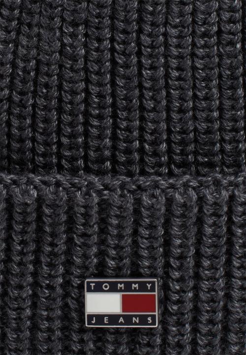 Tommy Hilfiger - Tjm Heritage Short Beanie - Dark Grey Heather