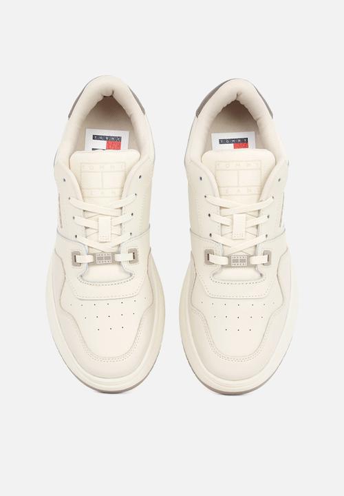 Tommy Hilfiger - Retro flatform leather sneaker - newsprint