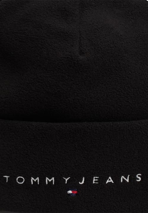 Tommy Hilfiger - Tjm Linear Logo Beanie - Black
