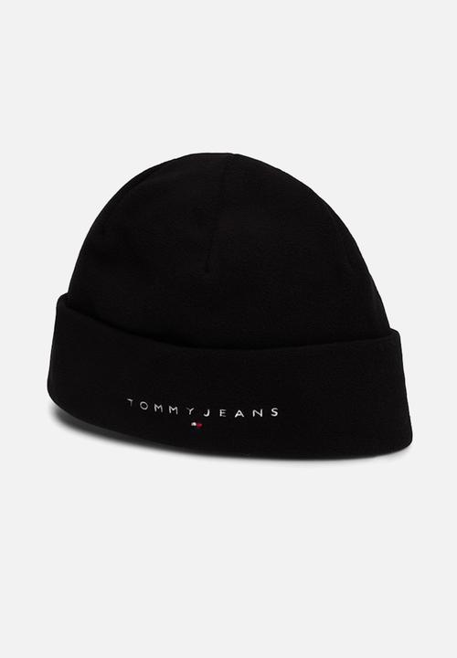 Tommy Hilfiger - Tjm Linear Logo Beanie - Black