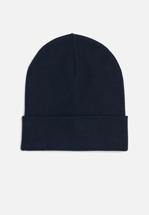Tommy Hilfiger - Tjm Linear Logo Beanie - Dark Night Navy
