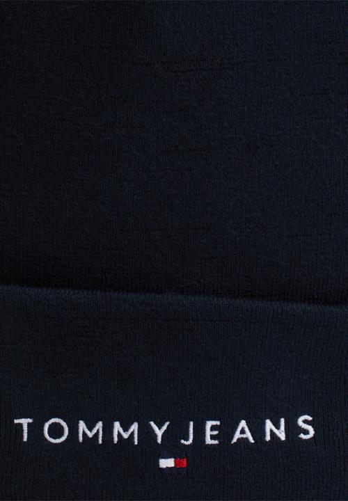 Tommy Hilfiger - Tjm Linear Logo Beanie - Dark Night Navy