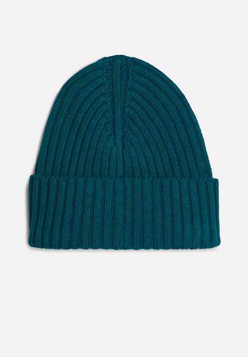Tommy Hilfiger - Th Monotype Patch Cotton Beanie - Ornamental Green