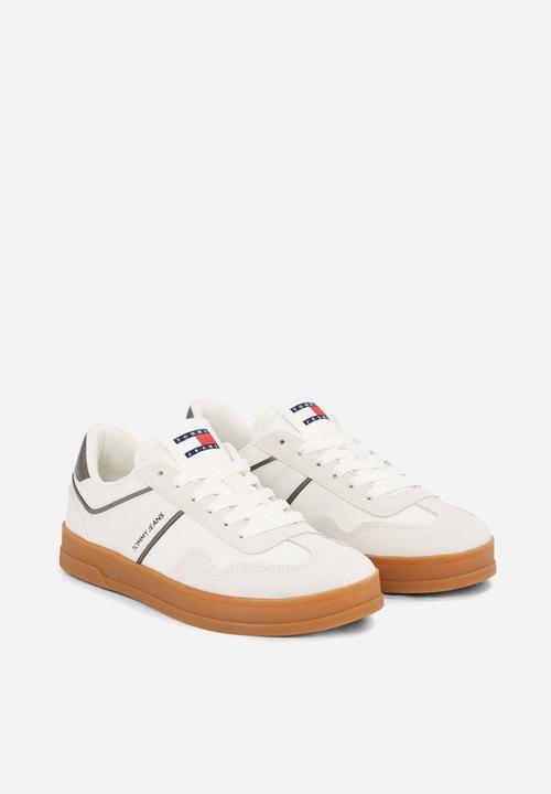 Tommy Hilfiger - The greenwich leather sneaker - warm stone
