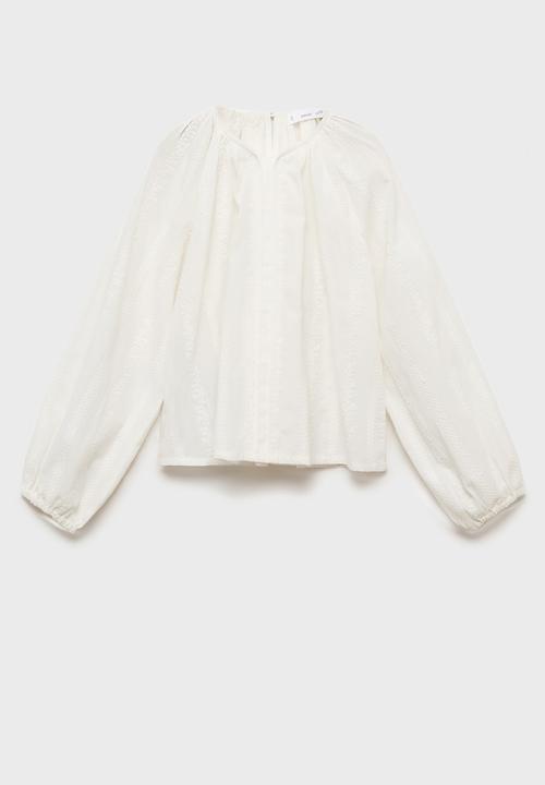 MANGO - Blouse inma - white