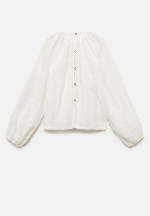 MANGO - Blouse inma - white