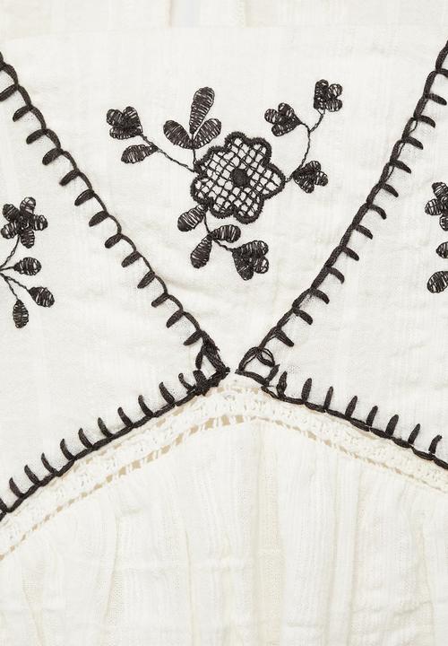 MANGO - Blouse camelia - white
